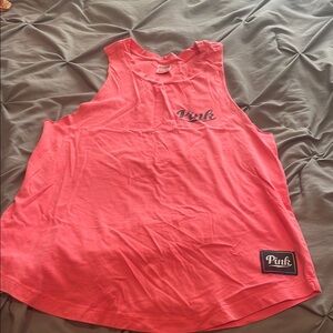 PINK Victoria's Secret Bright Pink Tank Top